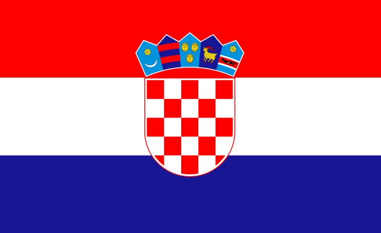 Flag of Croatia representing the national tax administration and VAT legislation