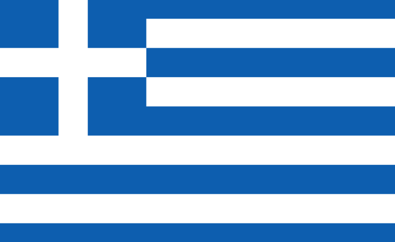 Flag of Greece representing the national tax administration and VAT legislation